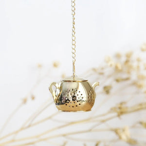 
            
                Load image into Gallery viewer, &amp;quot;Teapot&amp;quot; Tea Infuser - Gold
            
        
