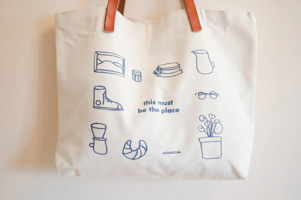 
            
                Load image into Gallery viewer, This Must Be The Place! - Canvas Everyday Bag
            
        