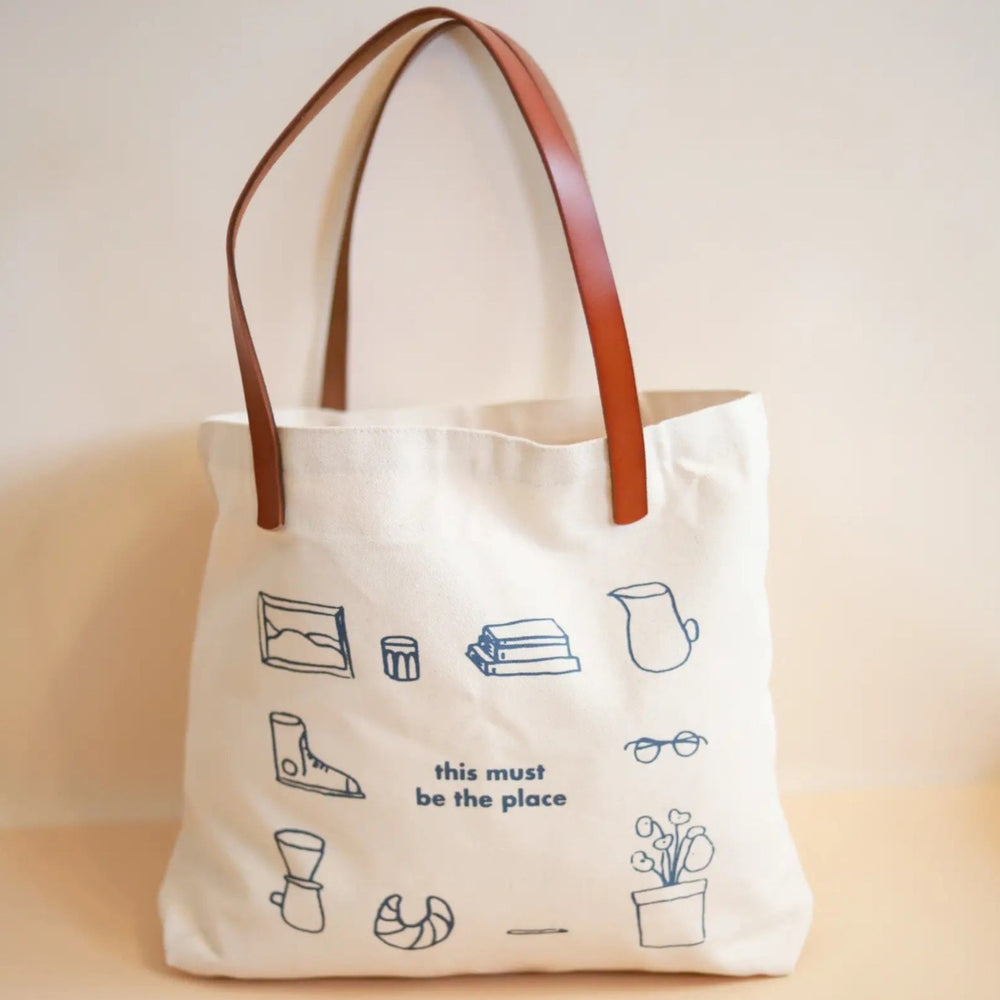 
            
                Load image into Gallery viewer, This Must Be The Place! - Canvas Everyday Bag
            
        