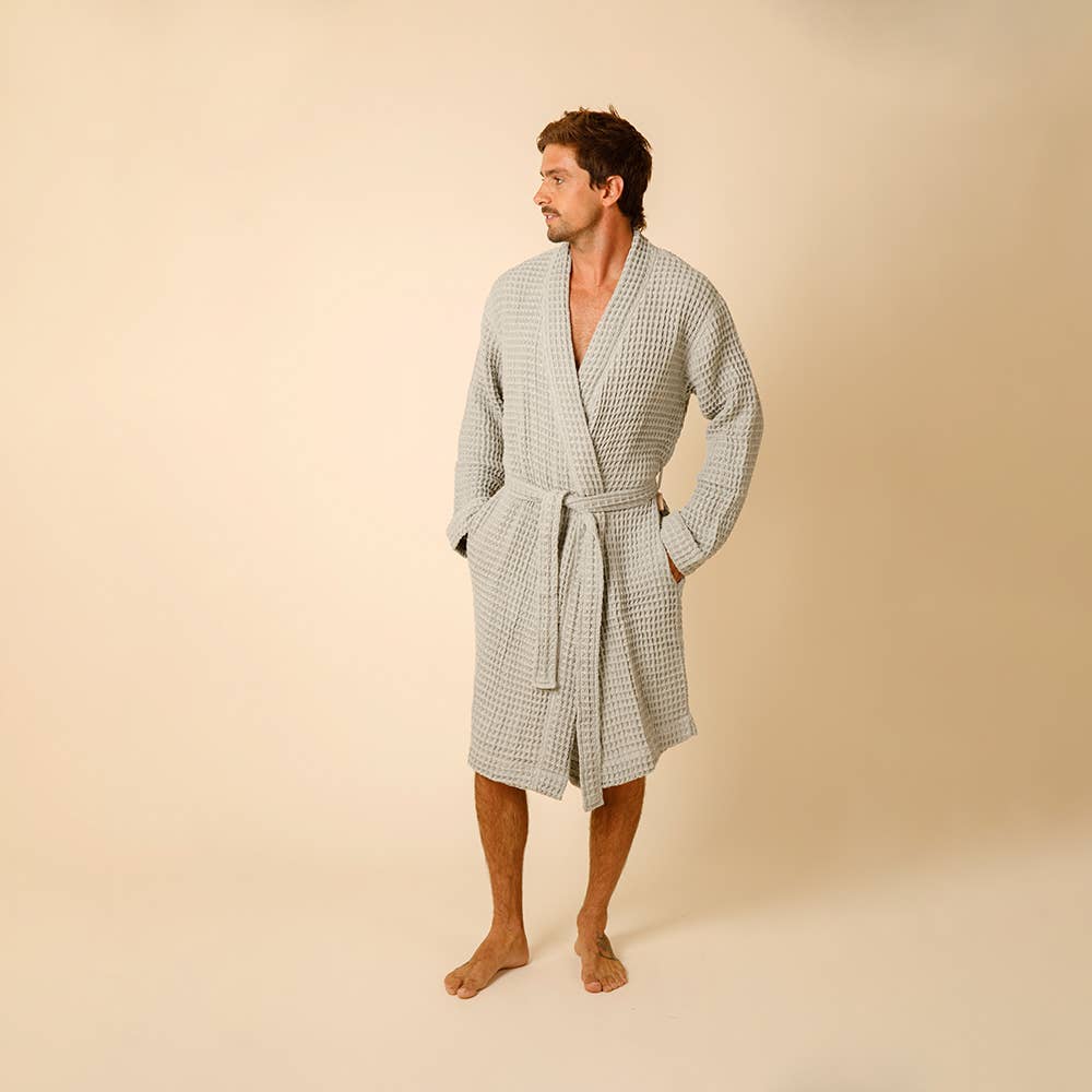 Weightless Waffle Robe - Organic Cotton