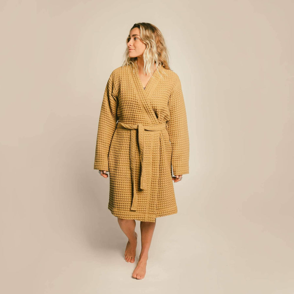 Weightless Waffle Robe - Organic Cotton