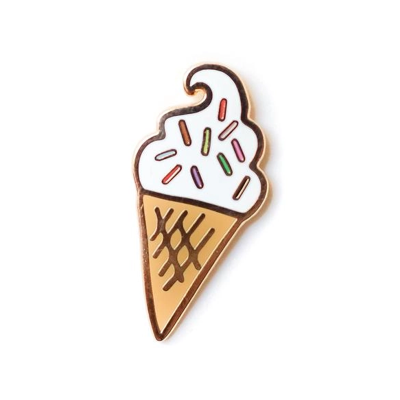 Soft Serve Ice Cream Pin