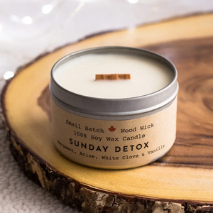 Sunday Detox - Wood Wick Candle